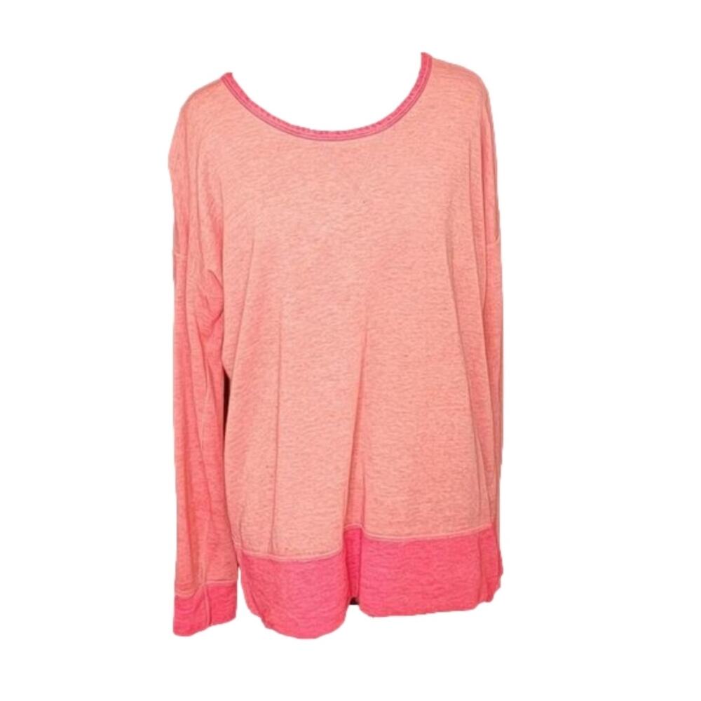 Maurice’s Pullover Color-block Low Back Top M